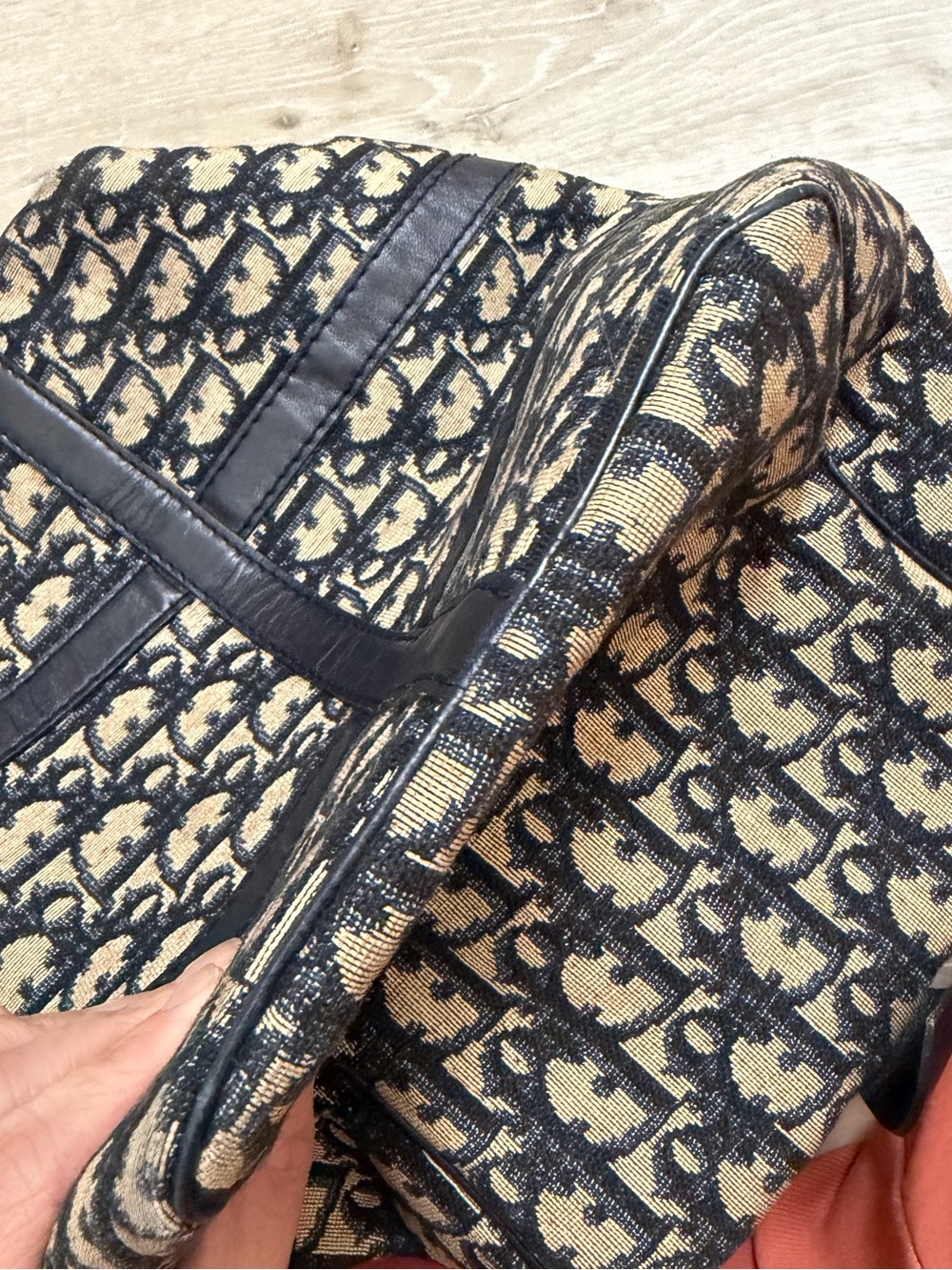 Christian Dior Vintage Trotter Monogram Boston Bag Authentic Preloved - Picture 14 of 17